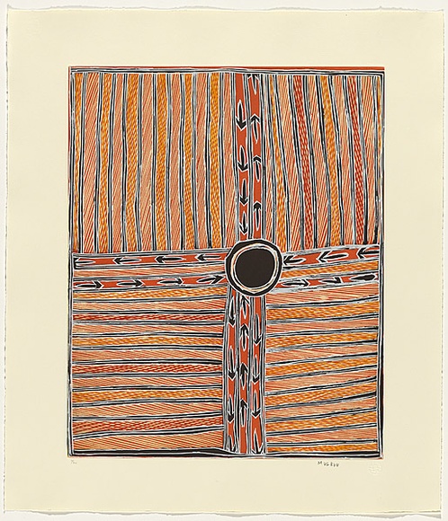 Title: b'Yalata' | Date: 2010 | Technique: b'etching and screenprint'