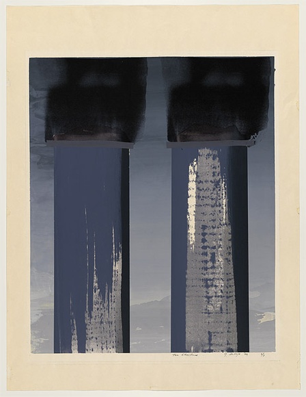 Title: Two structures | Date: 1969 | Technique: screenprint, printed in colour, from multiple screens