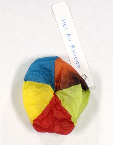 Artist: b'Croft, Christopher.' | Title: b'Zeppelins Follies.' | Date: 1976 | Technique: b'coloured tissue, wire and cardboard' | Copyright: b'\xc2\xa9 Christopher Croft. Licensed by VISCOPY, Australia, 2007.' Artist: b'Croft, Christopher.' | Title: b'Zeppelins Follies.' | Date: 1976 | Technique: b'coloured tissue, wire and cardboard' | Copyright: b'\xc2\xa9 Christopher Croft. Licensed by VISCOPY, Australia, 2007.'