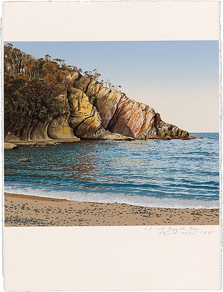 Artist: b'Rose, David.' | Title: b'At Guerilla Bay' | Date: 1998 | Technique: b'screenprint, printed in colour, from multiple screens'