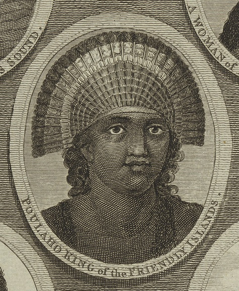 Title: b'Poulaho King of the Friendly Islands' | Date: 1791 | Technique: b'etching and engraving, printed in black ink, from one plate' Title: b'Poulaho King of the Friendly Islands' | Date: 1791 | Technique: b'etching and engraving, printed in black ink, from one plate'