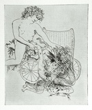 Artist: BOYD, Arthur | Title: The monster. | Date: 1970 | Technique: etching, printed in black ink, from one plate | Copyright: Reproduced with permission of Bundanon Trust