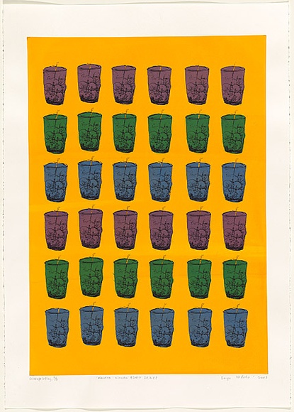Title: b'Softdrink' | Date: 2009 | Technique: b'screenprint, printed in colour, from five stencils'