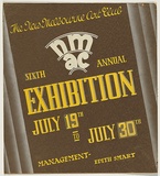 Artist: UNKNOWN | Title: The New Melbourne Art Club 6th Annual Exhibition | Date: 1939 | Technique: poster paint