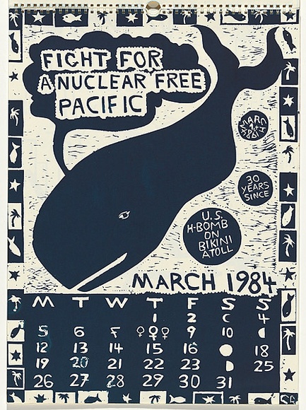 Artist: b'Radok, Stephanie.' | Title: b'March' | Date: 1984 | Technique: b'screenprint, printed in colour, from multiple stencils' | Copyright: b'\xc2\xa9 Stephanie Radok' Artist: b'Radok, Stephanie.' | Title: b'March' | Date: 1984 | Technique: b'screenprint, printed in colour, from multiple stencils' | Copyright: b'\xc2\xa9 Stephanie Radok'