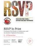 RSVP in print: Firestation Print Studio in collaboration with Southern Highlands Printmakers.