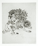 Artist: BOYD, Arthur | Title: Story of a ruined man. | Date: c.1970 | Technique: etching, printed in black ink, from one plate | Copyright: Reproduced with permission of Bundanon Trust