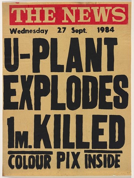 Artist: b'Thompson, Mark.' | Title: b'U-Plant Explodes (banner used in art action).' | Date: 1977-79 | Copyright: b' \xc2\xa9 Mark Thompson' Artist: b'Thompson, Mark.' | Title: b'U-Plant Explodes (banner used in art action).' | Date: 1977-79 | Copyright: b' \xc2\xa9 Mark Thompson'