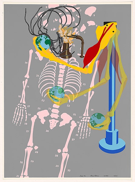Title: b'Head on' | Date: 1980 | Technique: b'screenprint, printed in colour, from multiple stencils'