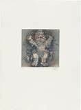 Title: Garuda | Date: 1999 | Technique: softground-etching and aquatint, printed in colour, from two plates