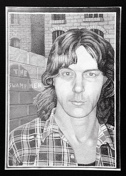 Artist: b'Febey, Rodney.' | Title: b'The swamp men.' | Date: 1982 | Technique: b'photocopy, printed in black ink, from hand drawn artwork' Artist: b'Febey, Rodney.' | Title: b'The swamp men.' | Date: 1982 | Technique: b'photocopy, printed in black ink, from hand drawn artwork'