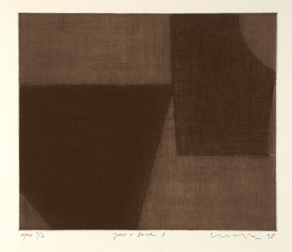 Artist: b'Lincoln, Kevin.' | Title: b'Jar and bowl 3' | Date: 1998 | Technique: b'etching, intaglio and relief printed in colour, from one plate' Artist: b'Lincoln, Kevin.' | Title: b'Jar and bowl 3' | Date: 1998 | Technique: b'etching, intaglio and relief printed in colour, from one plate'