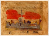 Title: You can hear the snow falling | Date: 1984 | Technique: etching, printed in black ink, from one plate; hand-coloured