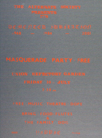 Artist: b'MAGIC POSTERS' | Title: b'Masquerade Party' | Technique: b'screenprint, printed in colour, from multiple stencils' Artist: b'MAGIC POSTERS' | Title: b'Masquerade Party' | Technique: b'screenprint, printed in colour, from multiple stencils'