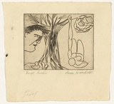 Artist: Wienholt, Anne. | Title: The birds' nesters | Date: 1947 | Technique: line-engraving, printed in black ink with plate-tone, from one copper plate