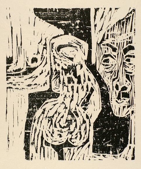Artist: b'LAWTON, Tina' | Title: b'not titled' | Date: c.1963 | Technique: b'linocut, printed in black ink, from one block' Artist: b'LAWTON, Tina' | Title: b'not titled' | Date: c.1963 | Technique: b'linocut, printed in black ink, from one block'