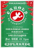 Artist: Cook, James. | Title: Fremantle's Carols by candlelight. | Date: 1989 | Technique: screenprint, printed in colour, from two stencils