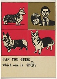 Artist: b'Megalo Screenprinting Collective.' | Title: b'Wild dog series no.3' | Date: 1981 | Technique: b'screenprint, printed in colour, from three stencils'