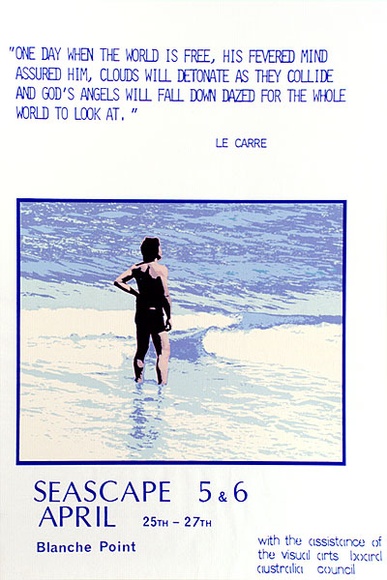 Artist: b'Noakes, Roger.' | Title: b'Seascape 5 & 6 April, Blance Point' | Date: 1979 | Technique: b'screenprint, printed in colour, from multiple stencils' Artist: b'Noakes, Roger.' | Title: b'Seascape 5 & 6 April, Blance Point' | Date: 1979 | Technique: b'screenprint, printed in colour, from multiple stencils'