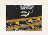 Title: Truck full of rabbits | Date: 2004 | Technique: screenprint, printed in colour, from nine stencils