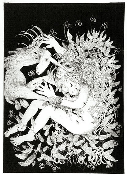 Artist: b'BOYD, Arthur' | Title: b'(wrapped in foliage).' | Date: 1973-74 | Technique: b'aquatint, printed in black ink, from one plate' | Copyright: b'Reproduced with permission of Bundanon Trust' Artist: b'BOYD, Arthur' | Title: b'(wrapped in foliage).' | Date: 1973-74 | Technique: b'aquatint, printed in black ink, from one plate' | Copyright: b'Reproduced with permission of Bundanon Trust'