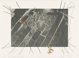 Artist: b'MEYER, Bill' | Title: b'Yerushalayim Shel Zahav [Jerusalem of gold].' | Date: 1981 | Technique: b'screenprint, printed in five colours, from four screens' | Copyright: b'\xc2\xa9 Bill Meyer'