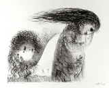 Artist: BOYD, Arthur | Title: St Francis when young turning aside. | Date: (1965) | Technique: lithograph, printed in black ink, from one plate | Copyright: Reproduced with permission of Bundanon Trust