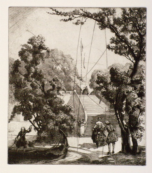 Artist: b'FEINT, Adrian' | Title: b'Rendezvous.' | Date: 1923 | Technique: b'etching, printed in black ink, from one plate' | Copyright: b'Courtesy the Estate of Adrian Feint' Artist: b'FEINT, Adrian' | Title: b'Rendezvous.' | Date: 1923 | Technique: b'etching, printed in black ink, from one plate' | Copyright: b'Courtesy the Estate of Adrian Feint'