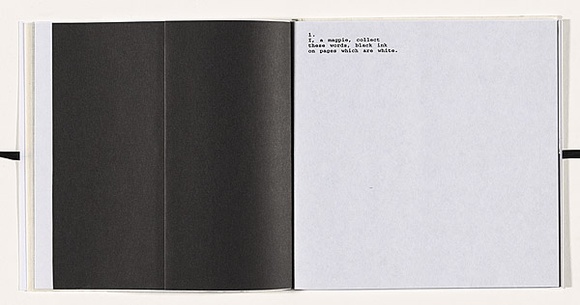 Title: b'13 ways of looking at a magpie. [poem 1]' | Date: 1998