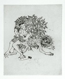 Artist: BOYD, Arthur | Title: Story of a ruined man. | Date: c.1970 | Technique: etching, printed in black ink, from one plate | Copyright: Reproduced with permission of Bundanon Trust