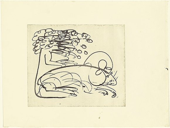 Artist: b'BOYD, Arthur' | Title: b'(Lion and mouse).' | Date: c.1969 | Technique: b'softground etching, printed in black ink, from one plate' | Copyright: b'Reproduced with permission of Bundanon Trust' Artist: b'BOYD, Arthur' | Title: b'(Lion and mouse).' | Date: c.1969 | Technique: b'softground etching, printed in black ink, from one plate' | Copyright: b'Reproduced with permission of Bundanon Trust'