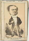 Title: An old colonist [The Hon. John Thomas Smith]. | Date: 27 September 1873 | Technique: lithograph, printed in colour, from multiple stones