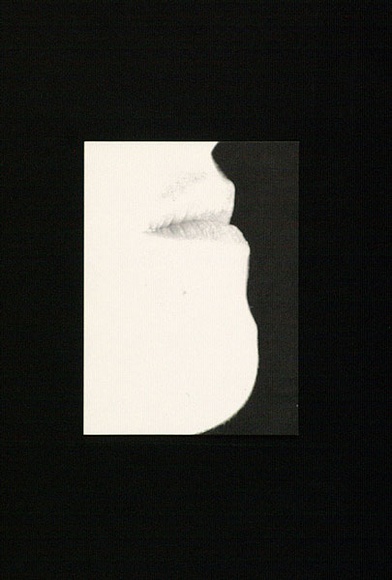 Artist: b'Twigg-Patterson, Sara.' | Title: b'not titled [lips in profile]' | Date: (1980) | Technique: b'offset-lithograph, printed in black ink'
