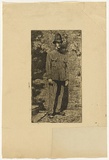 Artist: b'Traill, Jessie.' | Title: b'not titled [policeman].' | Date: c.1938 | Technique: b'etching, printed in black ink, from one plate'
