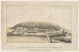 Artist: b'Hext, Captain Charles.' | Title: bThe penal settlement of Port Arthur, Van Diemen's Land | Date: 1848 | Technique: b'lithograph, printed in colour, from multiple stones'