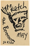 Artist: Stewart, Jeff. | Title: The Retch -The Boreroom St.Kilda. | Date: 1980 | Technique: screenprint, printed in black ink, from one stencil