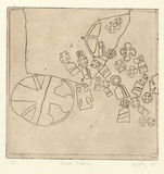 Title: Medals fading | Date: 1965 | Technique: etching, printed in black ink with plate-tone, from one plate