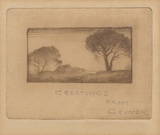 Artist: Gruner, Elioth. | Title: Greetings from Gruner. | Date: 1930s (about)