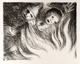 Artist: BOYD, Arthur | Title: The ordeal by fire. | Date: (1965) | Technique: lithograph, printed in black ink, from one plate | Copyright: Reproduced with permission of Bundanon Trust