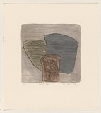 Title: Still-life | Date: 1982 | Technique: drypoint, printed in black ink, from one perspex plate; hand-coloured