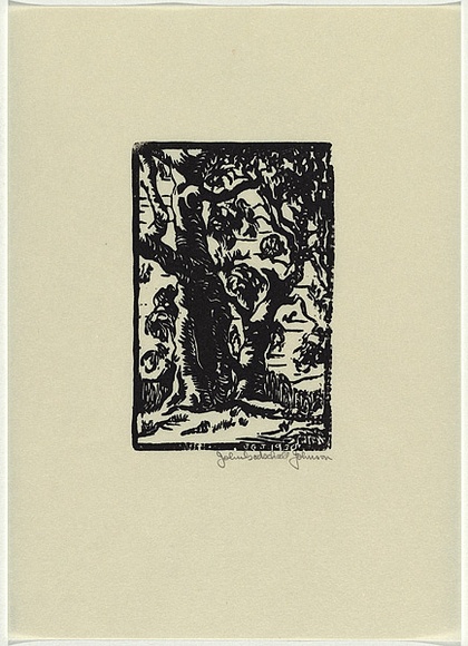 Artist: b'Johnson, John Godschall.' | Title: b'not titled' | Date: c.1930 | Technique: b'woodcut, printed in black ink, from one block' Artist: b'Johnson, John Godschall.' | Title: b'not titled' | Date: c.1930 | Technique: b'woodcut, printed in black ink, from one block'