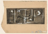 Title: Surfaces No.1 | Date: c. 1960 | Technique: etching, printed in black ink, from one plate; white and grey gouache additions