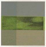 Artist: b'Bovell, Penny.' | Title: b'Project 7: sky/sign #8.' | Date: 2000 | Technique: b'screenprint, printed in colour using photopoymer inks, from photo-stencil and hand-cut stencils'