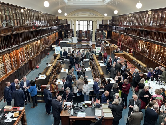 Title: Stephen Coppel retirement. Celebrating his achievements in the Prints and Drawing Department, at the British Museum, London