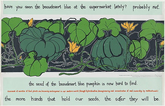 Artist: b'Grinstead, Megan.' | Title: b'Beaudesert Blue' | Date: 1994 | Technique: b'screenprint, printed in colour, from six stencils' Artist: b'Grinstead, Megan.' | Title: b'Beaudesert Blue' | Date: 1994 | Technique: b'screenprint, printed in colour, from six stencils'