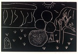 Artist: Kemarre, Ada. | Title: not titled [No.26] | Date: 1990 | Technique: woodcut, printed in black ink, from one block