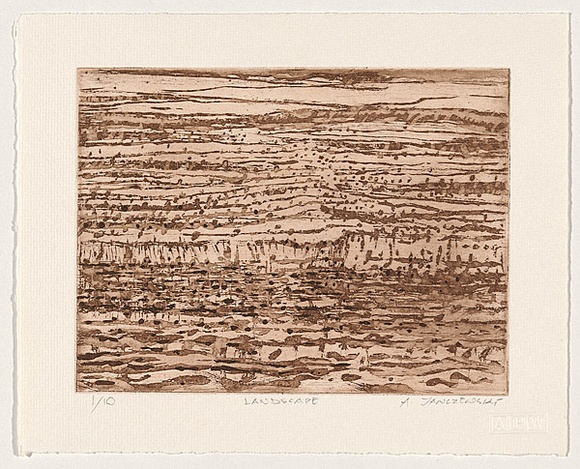 Title: b'Landscape.' | Date: 1999 | Technique: b'etching, printed in colour, from two plates' Title: b'Landscape.' | Date: 1999 | Technique: b'etching, printed in colour, from two plates'