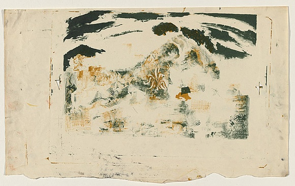 Title: b'Quoin Island' | Technique: b'lithograph, printed in colour, from multiple stones'