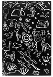 Artist: Kemarre, Maggie. | Title: not titled [No.32] | Date: 1990 | Technique: woodcut, printed in black ink, from one block