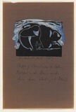 Title: bThunderbolt's rock | Date: 1989 | Technique: b'linocut, printed in black ink, from one block; hand-coloured'